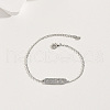 Elegant Brass Oval Link Bracelets WT9592-2-3