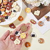 SUNNYCLUE 64Pcs 8 Styles Play Food Theme Opaque Resin Decoden Cabochons RESI-SC0005-87-3