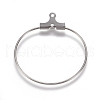 Tarnish Resistant 304 Stainless Steel Pendants STAS-E482-11B-1