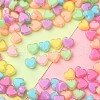 240Pcs 8 Colors Heart Acrylic Beads TACR-YW0001-92-3