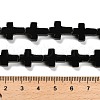 Natural Black Agate(Dyed & Heated) Beads Strands G-I337-A03-02-5