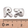 Letter Slider Beads for Watch Band Bracelet Making X-ALRI-O012-R-NR-3