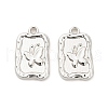 Rack Plating Alloy Pendants PALLOY-Q005-08P-1