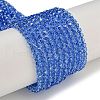 Electroplate Glass Beads Strands GLAA-Q105-02-04-1