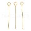 Brass Eye Pins KK-N254-48B-G-1
