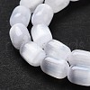 Natural Selenite Beads Strands G-F750-B-01-4