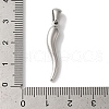 Non-Tarnish 304 Stainless Steel Pendants STAS-Z075-14P-3