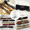 BENECREAT 6Pairs 3 Colors Zinc Alloy Clasps FIND-BC0002-45-7