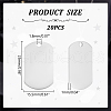 Unicraftale 20Pcs 201 Stainless Steel Pendants STAS-UN0057-03-3