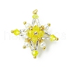 Glass Seed Beaded Tetraptera Pendants PALLOY-MZ00533-04-1