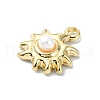 Alloy With ABS Pearl Pendants PALLOY-S188-02G-2