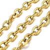 304 Stainless Steel Textured Cable Chains CHS-C018-05G-1