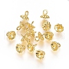 Brass Peg Bails Pendants X-KK-G389-31G-1