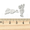 Non-Tarnish 201 Stainless Steel Connector Charms STAS-U003-06P-3