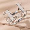 Hollow Alloy Arm Cuff Bangles for Women WGDA7E7-03-2