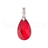 Teardrop Glass Pendants PALLOY-JF03741-3