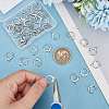 CREATCABIN 24 Pairs Brass Huggie Hoop Earring Findings DIY-CN0002-20-4