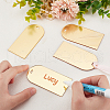 GOMAKERER 20Pcs Acrylic Blank Big Pendants MACR-GO0001-13-3
