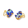 Brass Enamel Charms KK-Q081-01A-MG-2