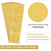 Self Adhesive Gold Foil Embossed Stickers DIY-WH0211-235-2