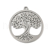 304 Stainless Steel Pendants STAS-V016-11P-1
