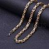 Stainless Steel Byzantine Chain Necklaces for Men FS-WG56795-79-1