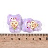 Cartoon Bear Opaque Resin Decoden Cabochons CRES-I031-02-3