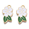 Alloy Enamel Pendants ENAM-Q446-002F-RS-2