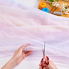 Rainbow Color Polyester Mesh Fabric DIY-WH0504-162B-3