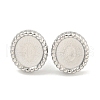 Non-Tarnish 304 Stainless Steel Stud Earrings Findings EJEW-A111-03P-2
