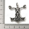 316 Surgical Stainless Steel Pendants STAS-Z073-87AS-3