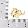 Rack Plating Brass Cubic Zirconia Pendants KK-Z060-17G-3