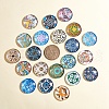 Printed Picture Glass Cabochons GGLA-YW0001-01A-7