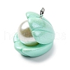 Opaque Resin Pendants RESI-P043-01P-01-2