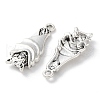 Tibetan Style Alloy Pendants TIBE-B002-02AS-2