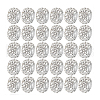   100Pcs Polymer Clay Rhinestone European Beads RB-PH0001-54A-7