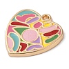 Zinc Alloy Enamel Pendants ENAM-Z013-01B-02-2