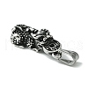 Retro 304 Stainless Steel Pendants STAS-G331-03AS-1
