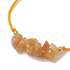 Natural Moonstone Braided Bead Bracelets BJEW-JB11155-09-3