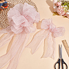Organza Wrinkle Wired Ribbon OCOR-WH0078-278B-4