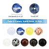  90Pcs 9 Style Natural Mixed Gemstone Round Beads G-NB0003-06-2