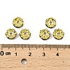 Brass Grade A Rhinestone Spacer Beads RSB030NF-04G-2