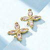 304 Stainless Steel Stud Earrings EJEW-C135-01G-04-2