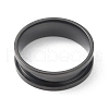 Stainless Steel Grooved Finger Ring RJEW-WH0004-32G-EB-2