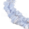 Natural Blue Lace Agate Chip Beads Strands G-E271-73-A-2