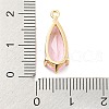 Brass Pave Cubic Zirconia Pendants KK-Q801-01G-06-3