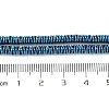 Electroplated Synthetic Non-Magnetic Hematite Beads Strands G-H020-M01-09-4