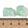 Spray Painted Glass Beads GLAA-Z007-04F-3