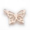 Tibetan Style Alloy Pendant Rhinestone Settings TIBE-S307-12RG-2