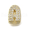 Brass Micro Pave Cubic Zirconia Multi-Strand Links KK-D295-32G-2